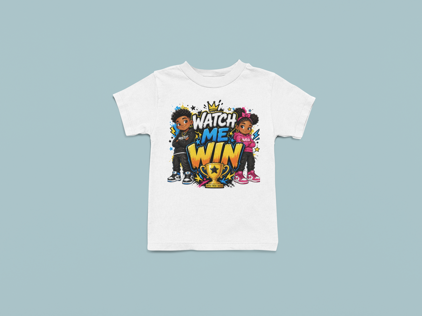 “Watch Me Win” Kids Graphic Tee