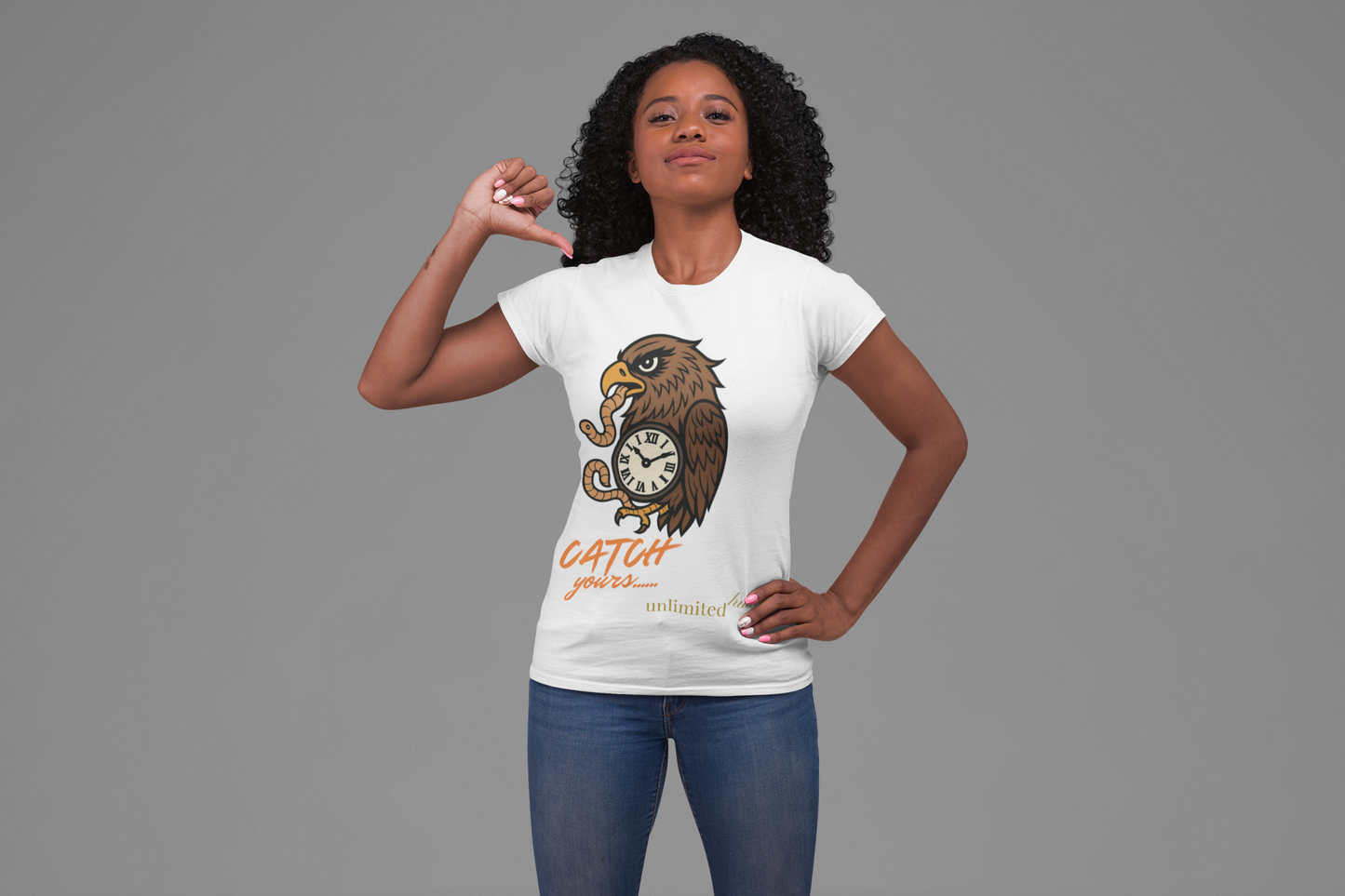 Catch Yours – Unlimited Hustle Tee (women)