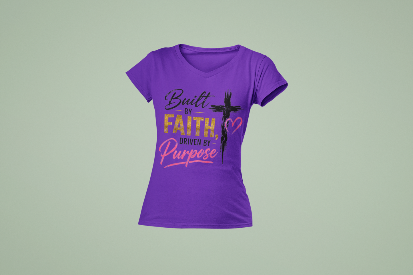 Built by Faith, Driven by Purpose Tee