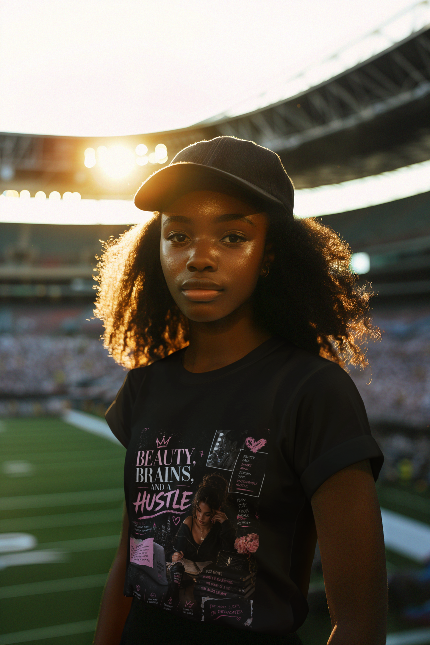 Beauty, Brains & Hustle Tee