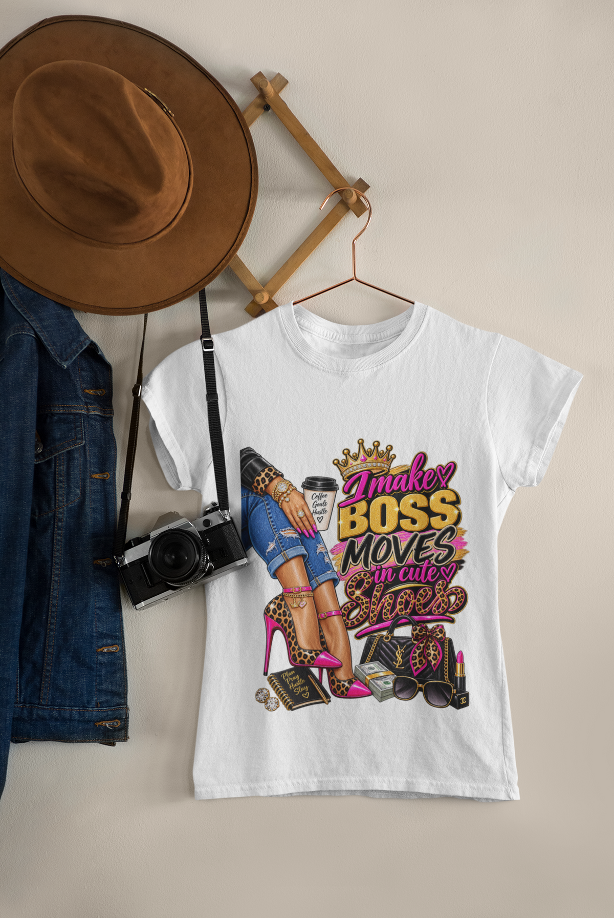 I Make Boss Moves in Cute Shoes T-Shirt