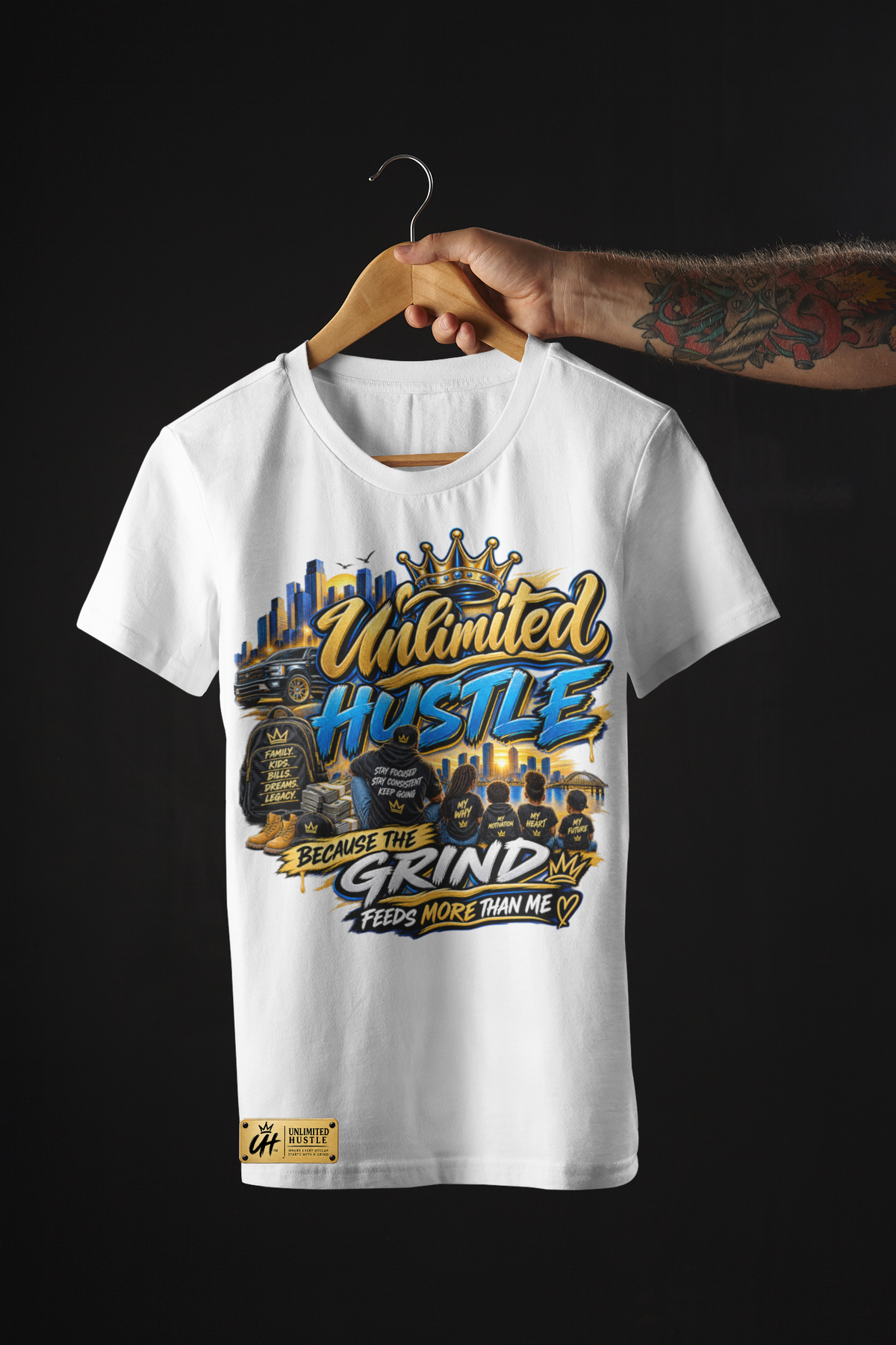 Unlimited Hustle- Because the grind feeds more than me