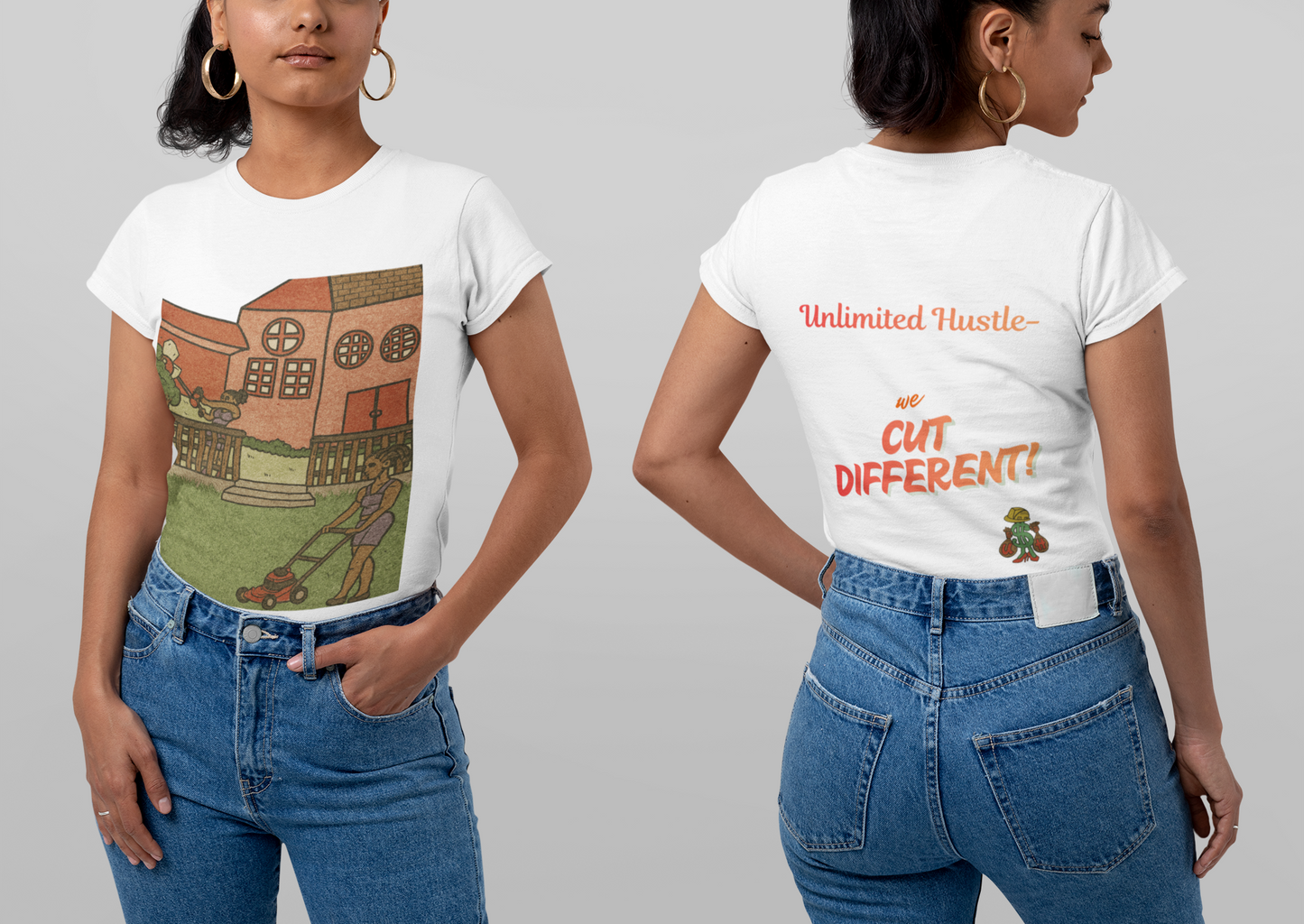 We Cut Different – Unlimited Hustle Tee (women)