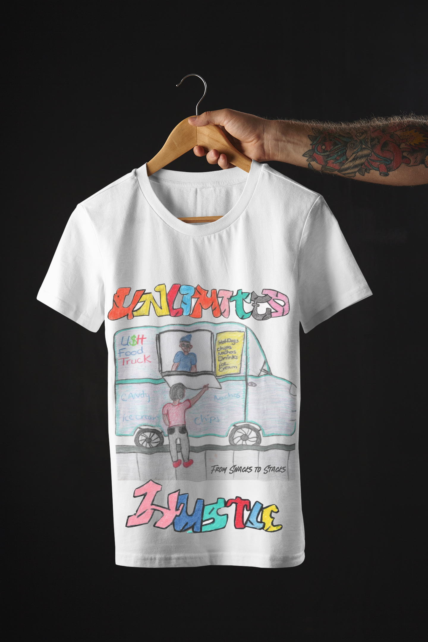 "food truck dreams" hustle tee