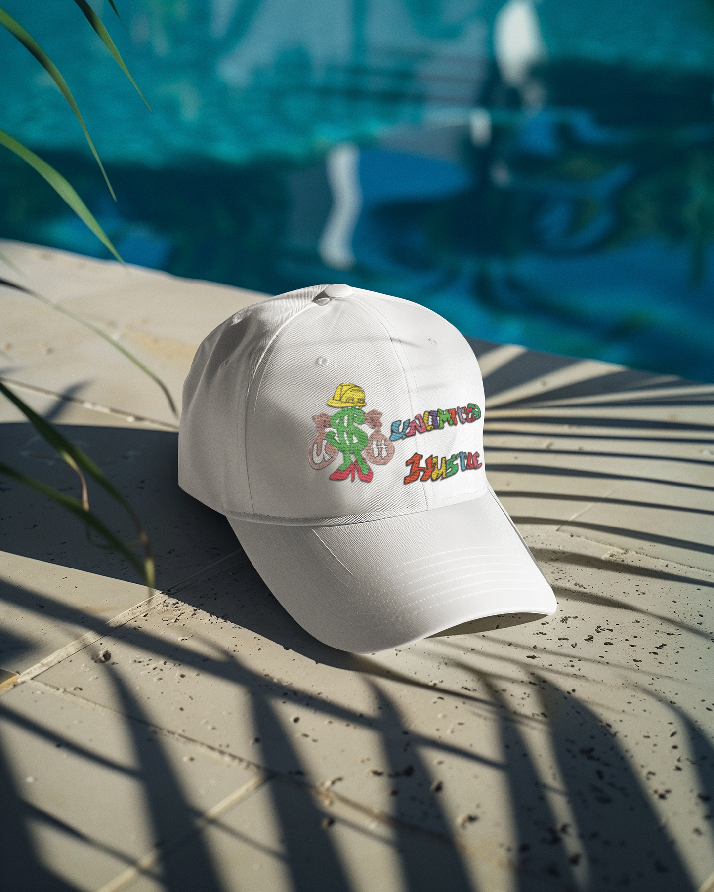 Unlimited hustle trucker hat- boss babe edition